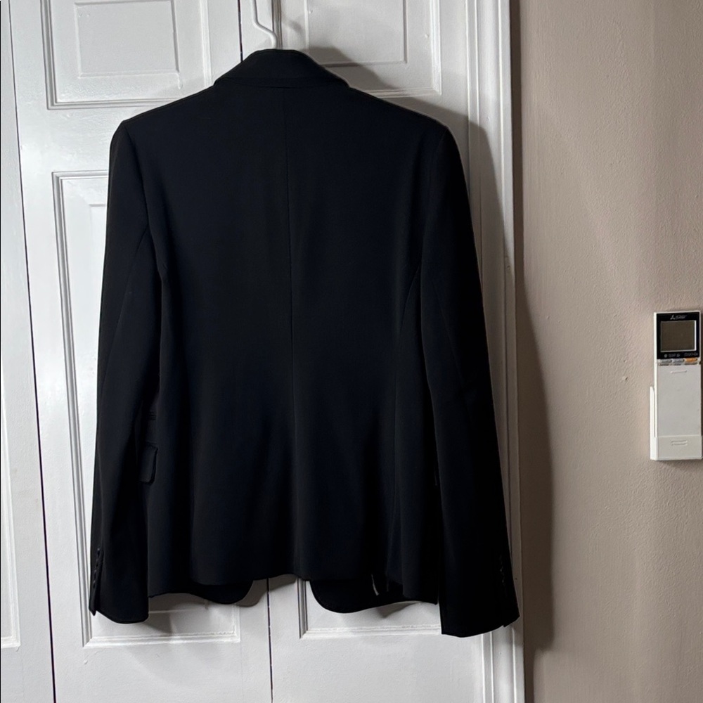 Express Black Women's Single-Button Notch Lapel Blazer sz12 - Picture 7 of 8